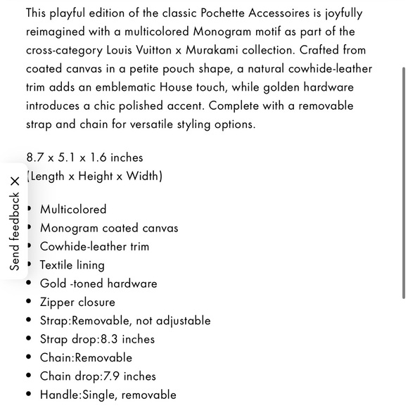 LV x TM Pochette Accessoires - Picture 7 of 11